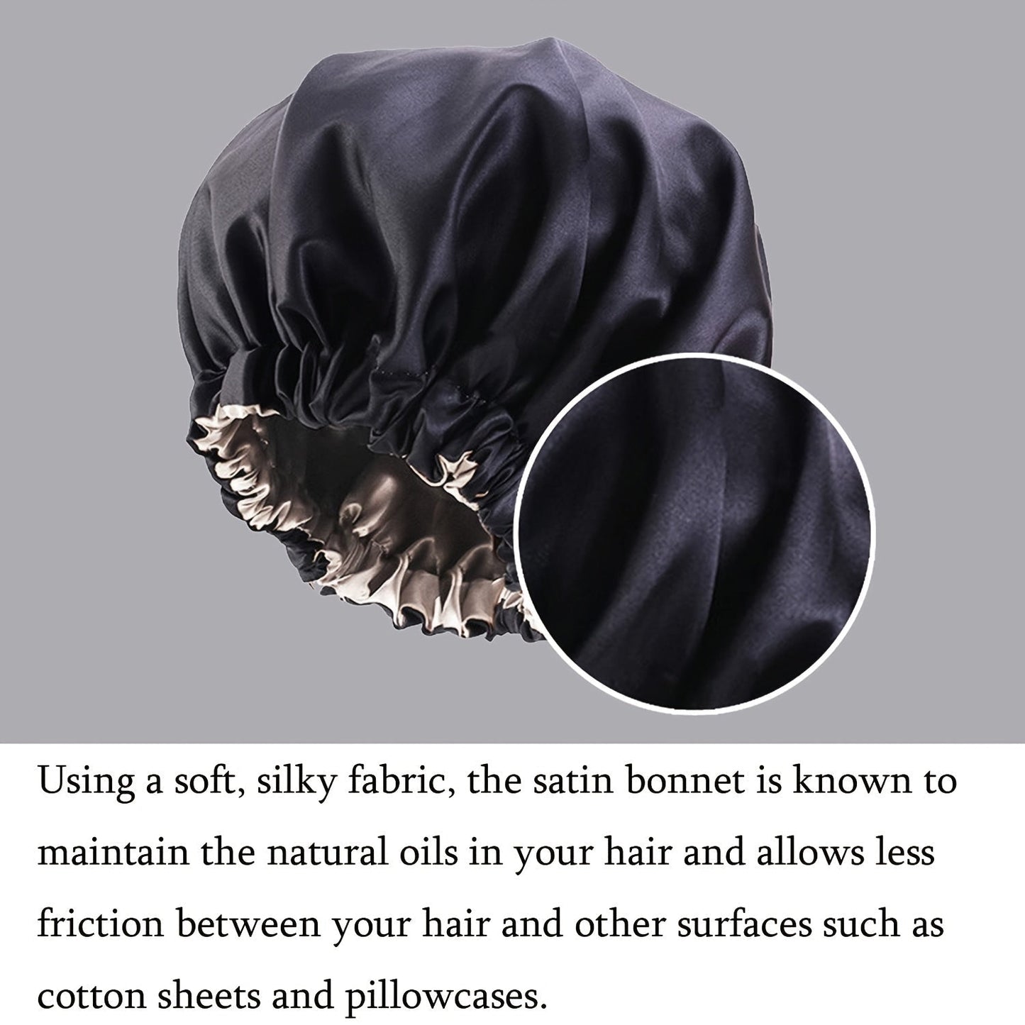 Satin Bonnet Silk Bonnet Hair Bonnet For Sleeping Satin Bonnet For Hair Bonnets For Women Silk Bonnet For Natural Hair Luxury Shower Cap For Women