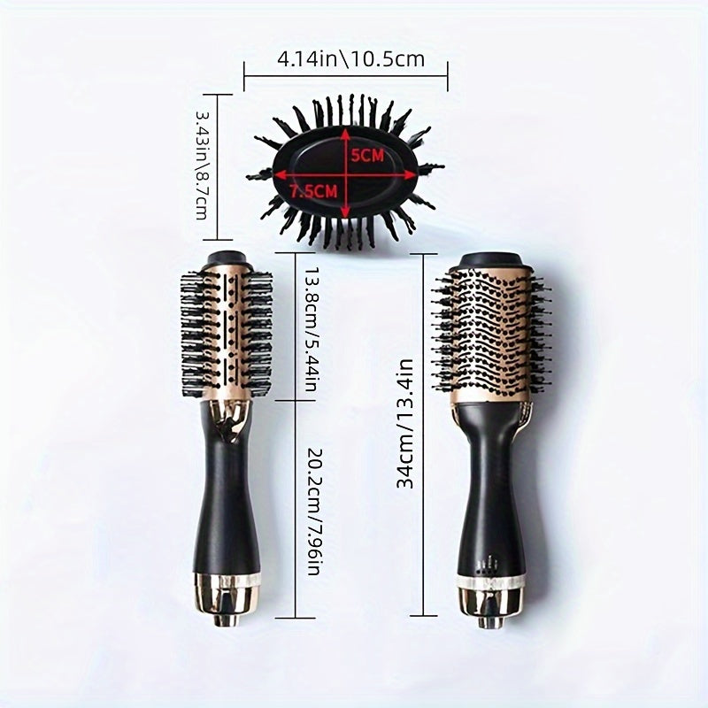 3-in-1 Hot Air Styling Comb - Straighten, Curl & Dry Your Hair In One Step，Mother's Day Gift, Valentine's Day Gift, New Year Gift
