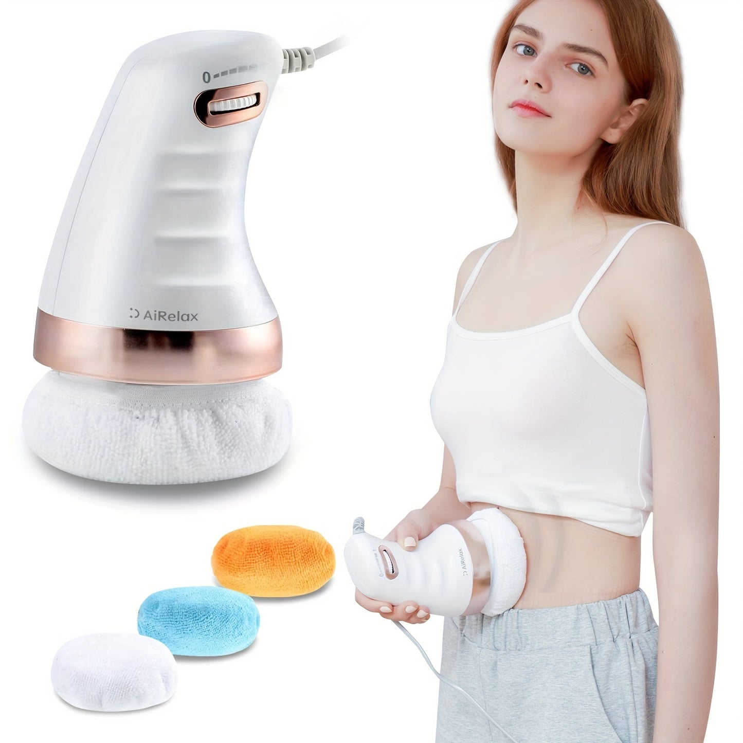 Lomotec 1pc Cellulite Massager: Handheld Electric Body Massager for Skin Tightening, Belly Waist, Butt, Arms & Legs