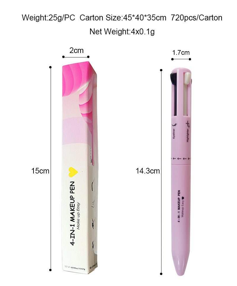 4 in 1 Make-Up Pen Valentine's Day Gifts, Mother's Day Gifts, New Year Gifts