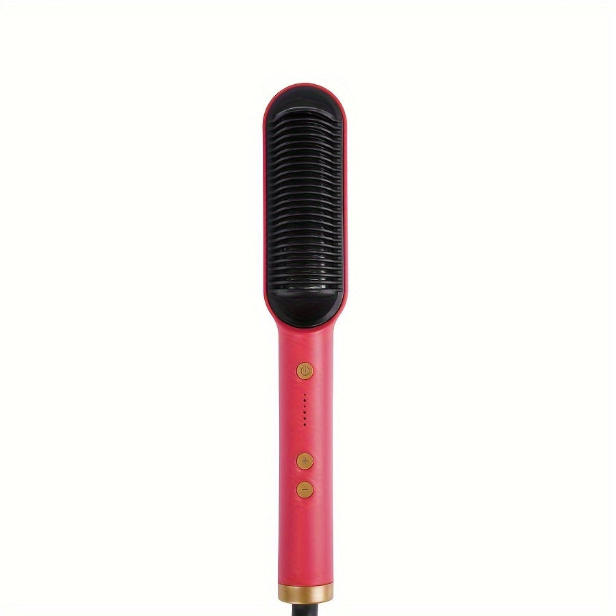 New Year gifts Professional Heating Comb Hair Straightener Comb Negative Ion  Does Not Hurt Hair Portable And Convenient Electric Straightening Brush