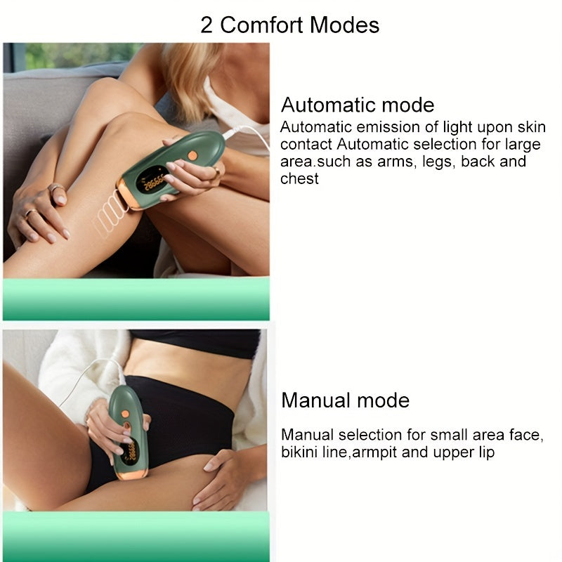 IPL Hair Removal Device, 999999 Flashes Portable Hair Remover Suitable For Home Permanent Hair Removal Device For The Whole Body, Universal For Women And Men