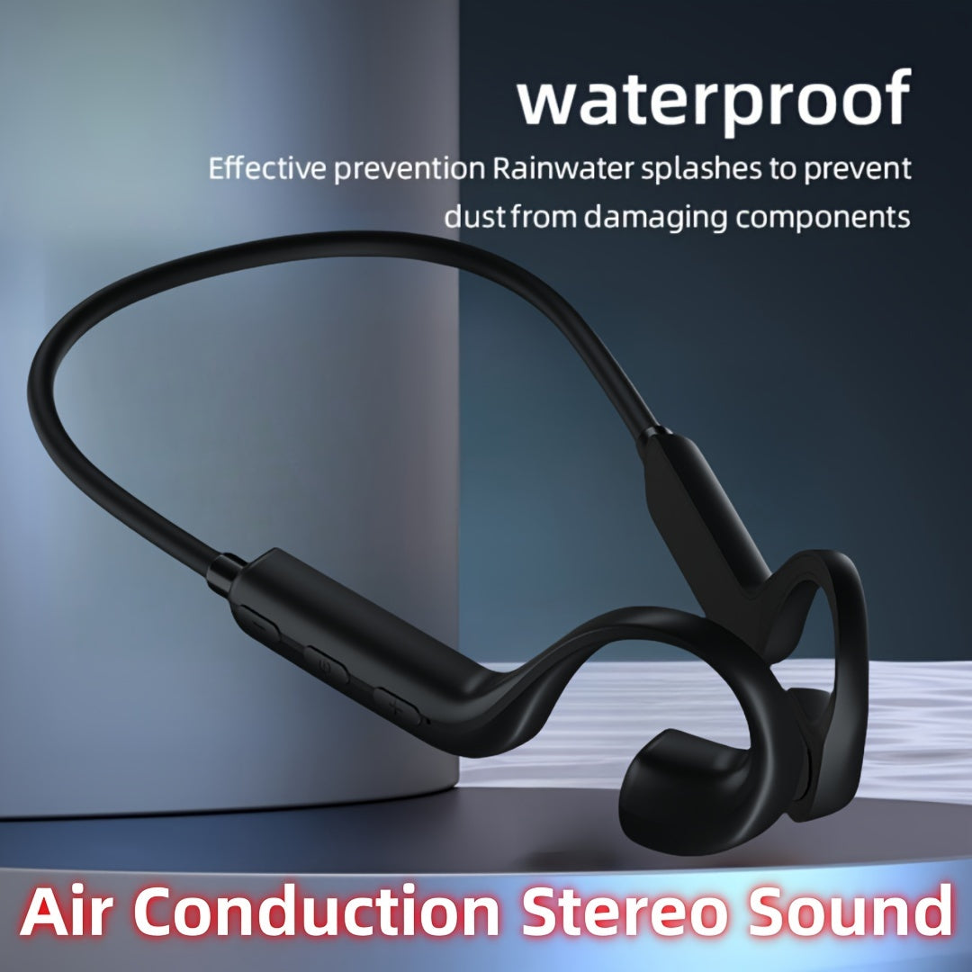Bone Conduction Headphones Sound Air Conduction Headphones, Wireless 5.2 Open Ear Headset For Running, Cycling,Sport,Trip,Christmas gift