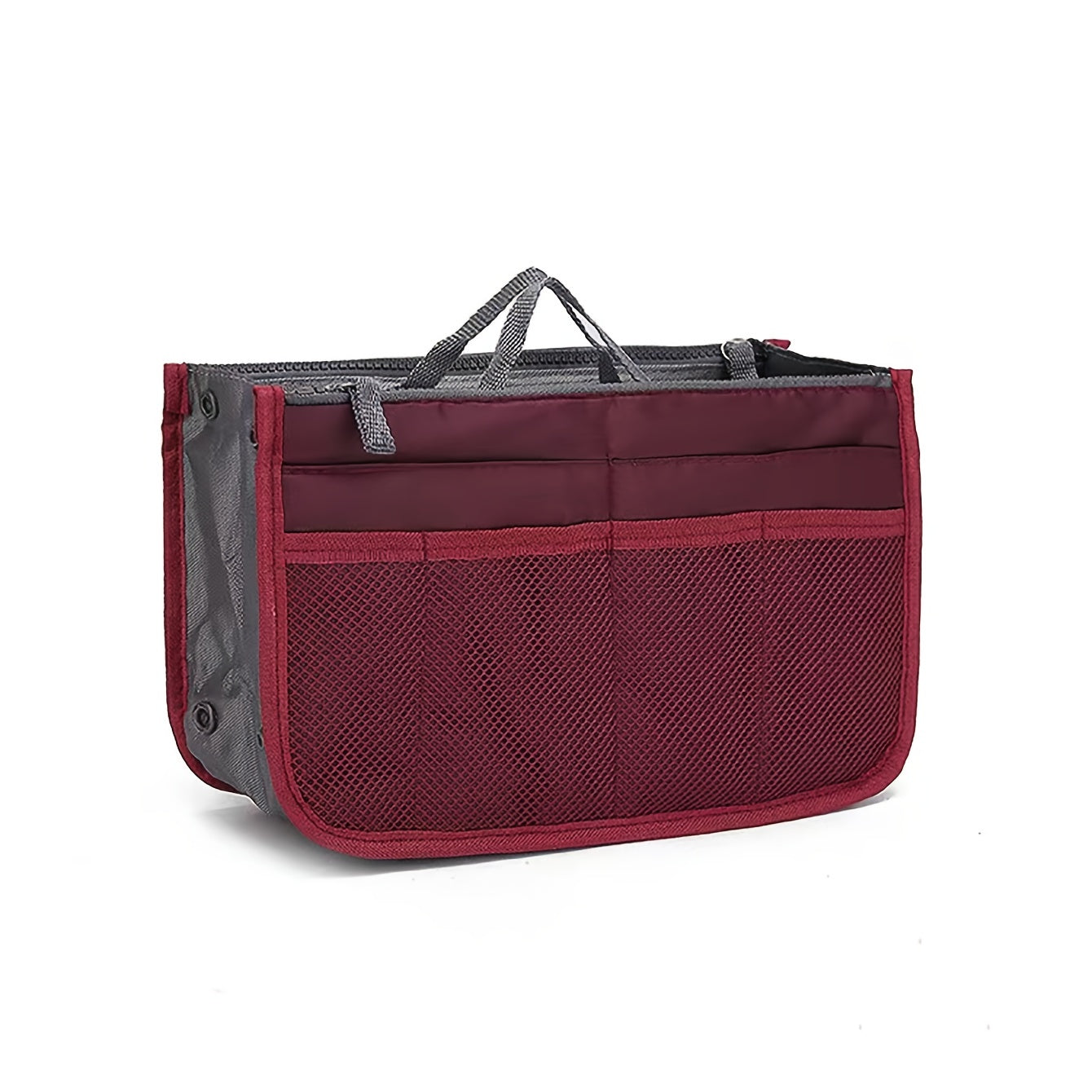 Christmas Gifts Purse Insert Storage Bag, Versatile Travel Organizer Bag Insert Cosmetic Bag With Multi-Pockets