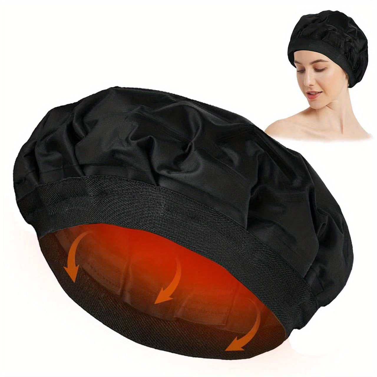 1pc Deep Conditioning Hot Cap Without Cord Steamer Deep Hair Care Cap Hair Styling And Care Steam Cap | Hot Therapy And Spa Evaporation Gel Cap