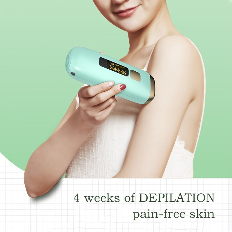 Painless & Safe IPL Hair Removal Device - 999,999 Flashes For 4 Weeks of Smooth Skin!