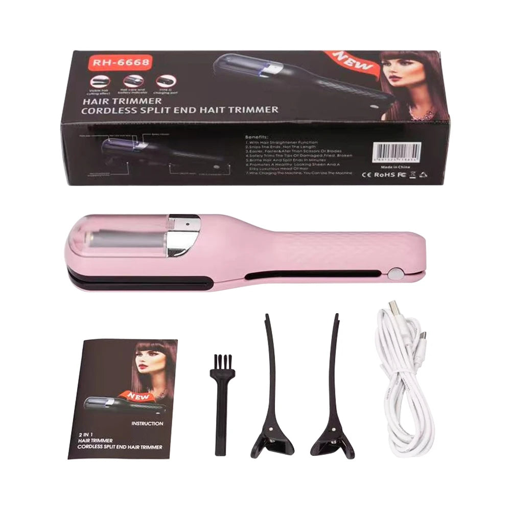 Valentine's Day Gift Mother's Day Gift Cordless Dry Damaged Hair Cutting Remover Electric Split End Trimmer for Women Christmas Gifts