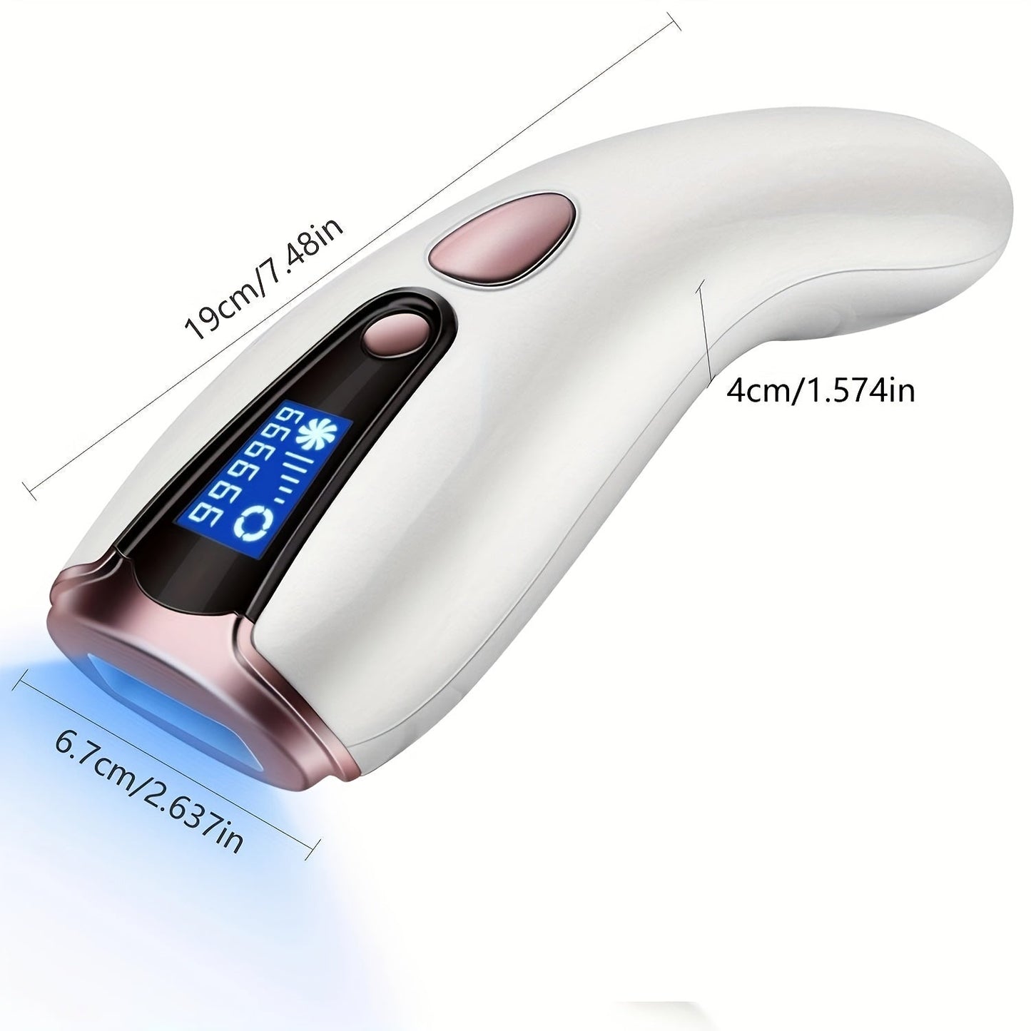 Permanent Painless Hair Removal for Women & Men - Laser IPL Device for Arms, Legs, Bikini & Facial Hair!