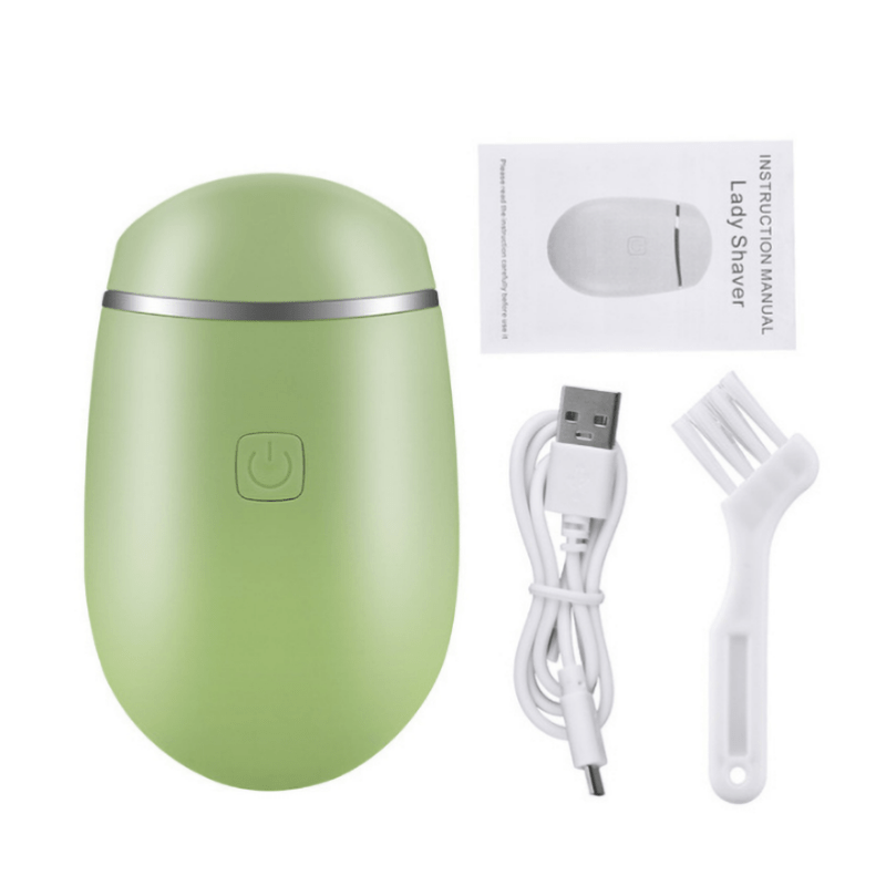 Portable USB Rechargeable Women's Hair Remover - Convenient & Gentle Shaving for Chin, Bikini, Arms, Legs, and Body