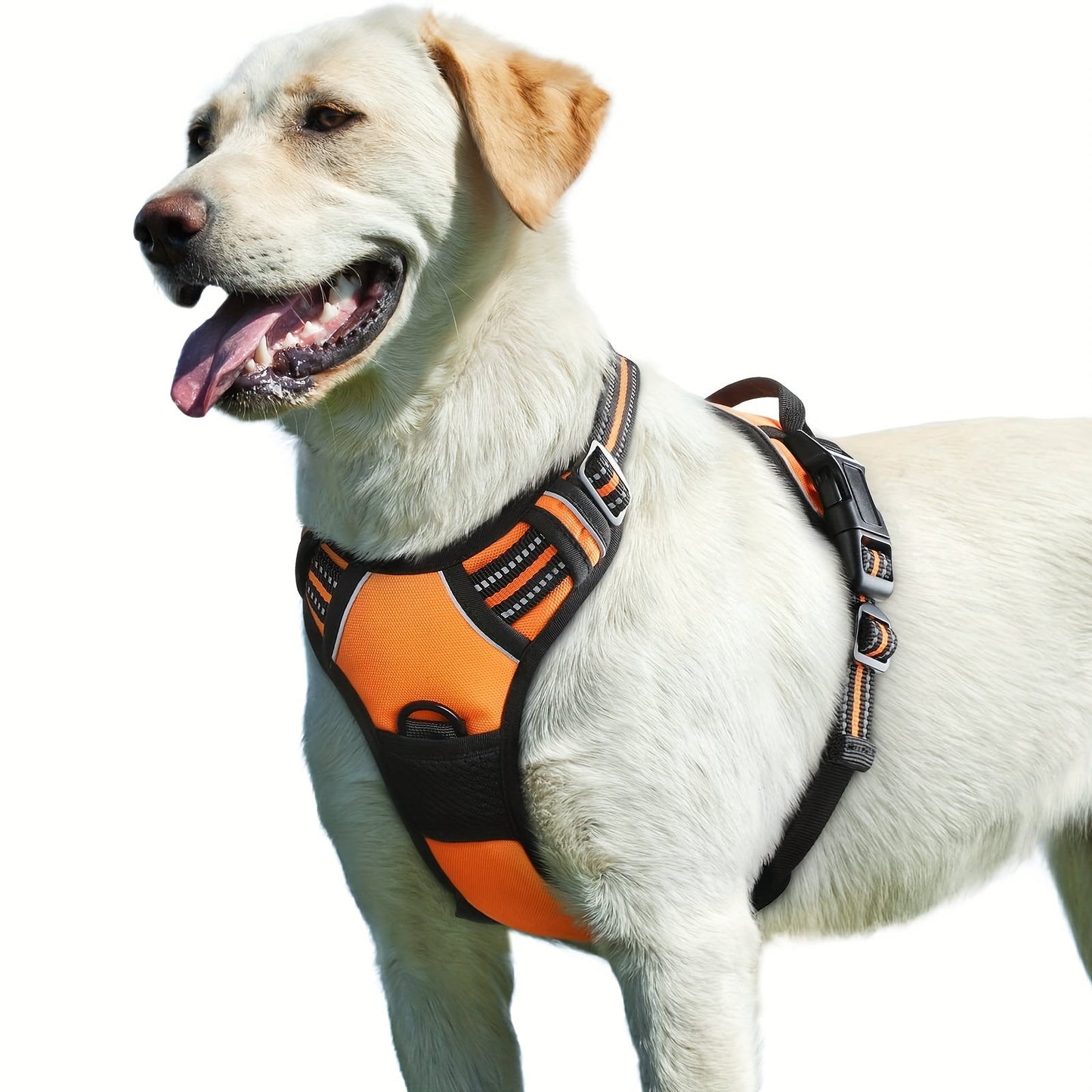 Reflective No-Pull Dog Harness with Easy Control Handle and Adjustable Soft Padding for Small, Medium, and Large Dogs